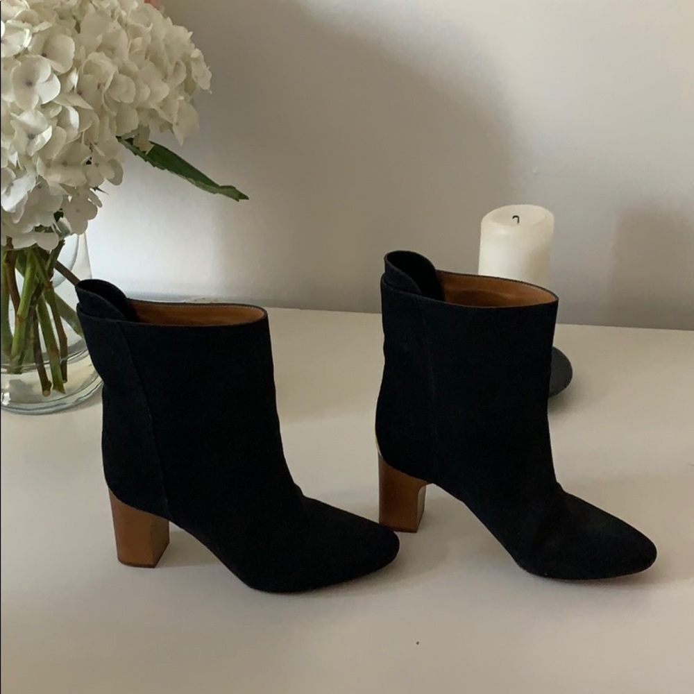 Chloé black suede boots